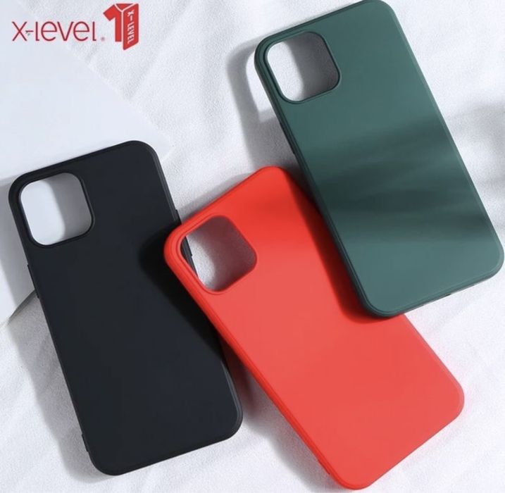 Iphone 12/13/14/15/16E/17 Pro Max Air Husa XLevel Slim Silicon Alcanta