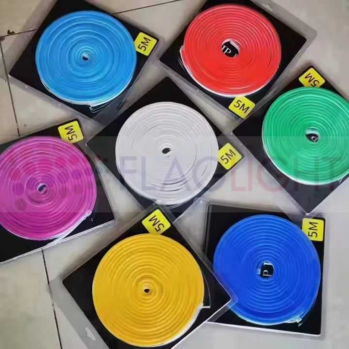 Гъвкав лед неон 5m ултра ярък LED неон за светлинни ефекти и украса