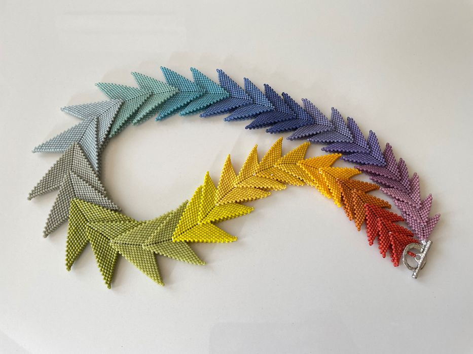 Ръчно-изработено Колие Дъга Безплатна доставка