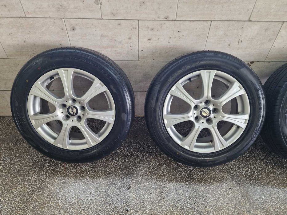 Алуминиеви джанти с гуми за Nissan 5x114,3x17