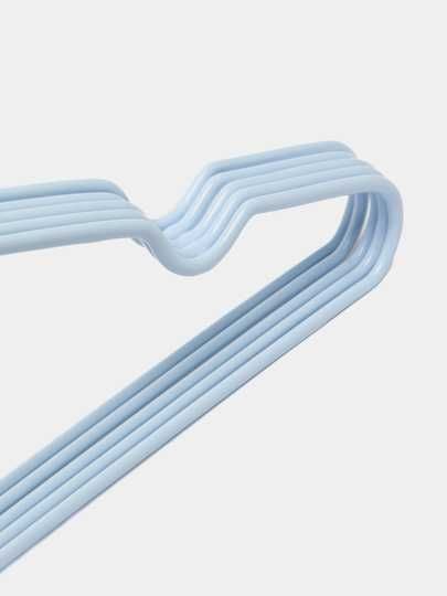 Новые вешалки металлические с гелиевым покрытием, 5 шт, для одежды