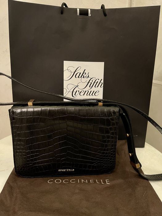 Сумка - Coccinelle Croco Black