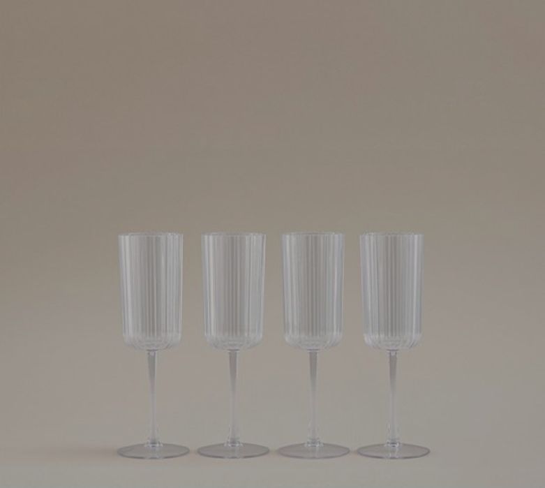 Два къмпинг/кемпер сета чаши - за маргарита и за шампанско, пластмасов