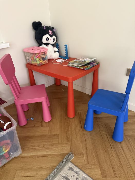 Продается стол со стульями IKEA для детей