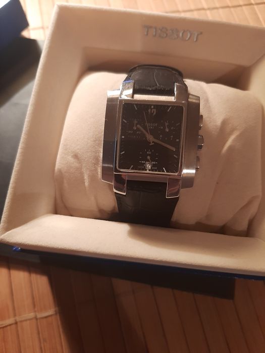 Ceas Premium placat Ag 975K, original Tissot T60, mecanism elvețian
