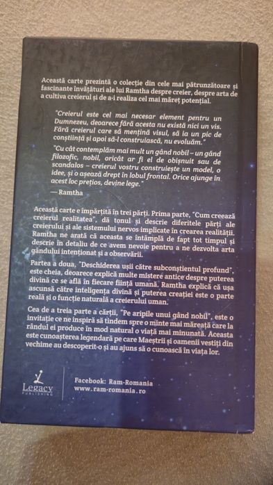 Carte Ramtha - Creierul - Creatorul unei vieti nobile