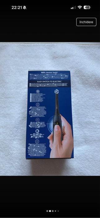 Periuță Electrică Oral-B iO - Nouă, Sigilată, Tehnologie Revoluționară