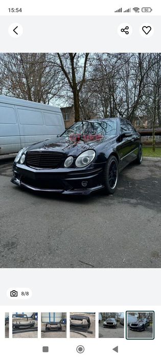 Mercedes w124,w140,w210,w190 бампера w211 ,w220  Мерс в круг бампера