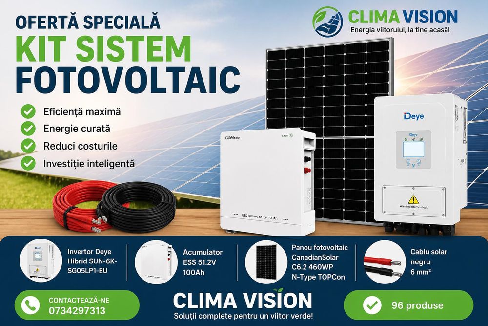 Kit fotovoltaic , panouri solare , sisteme fotovoltaice