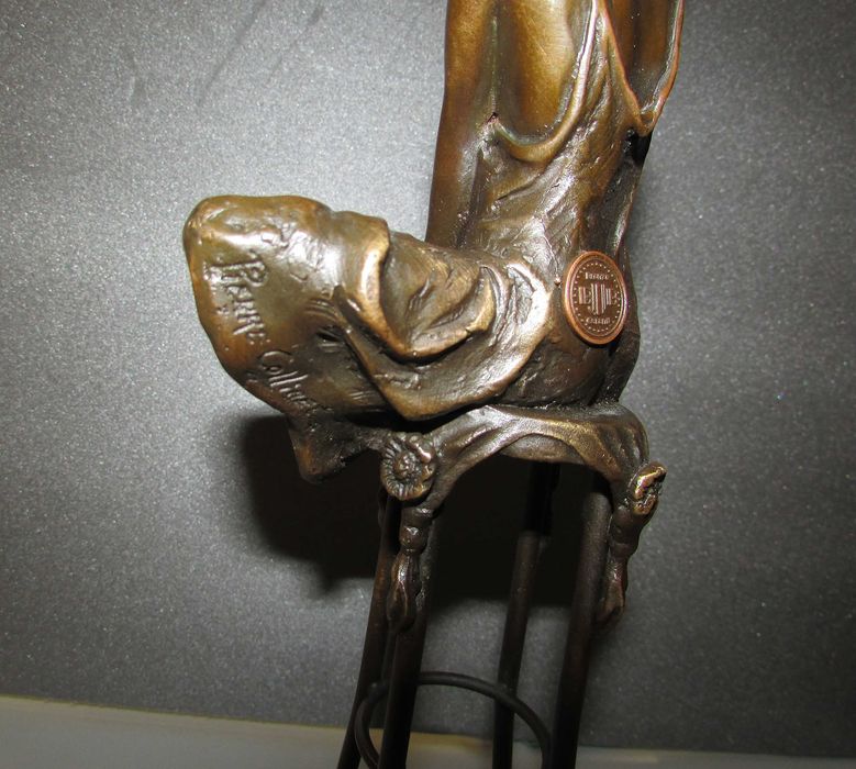Авторска бронзова фигура 19см