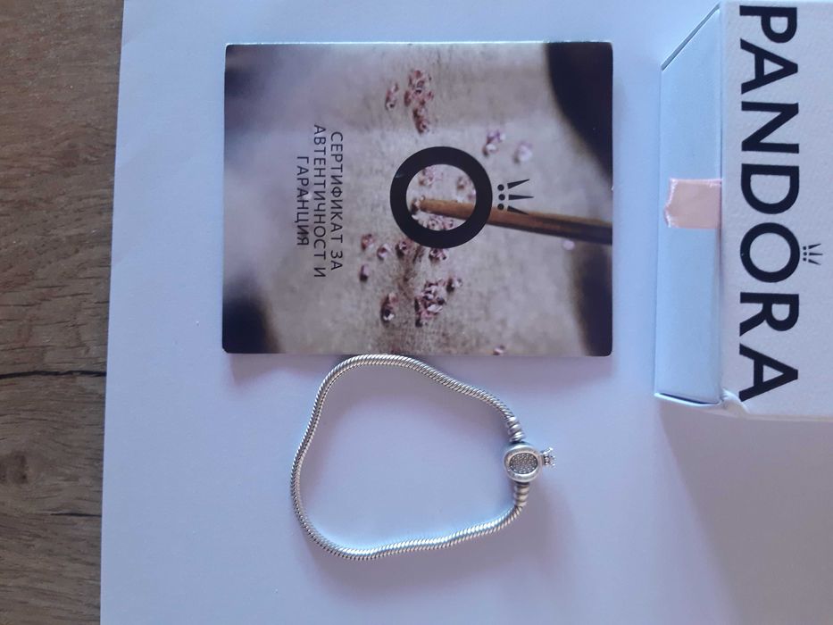 Гривна PANDORA, оригинална сребърна