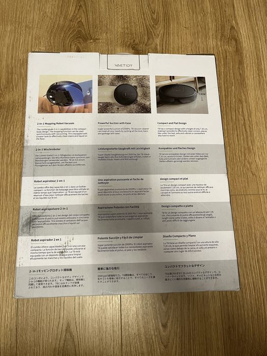 Aspirator robot 2 in1 cu mop