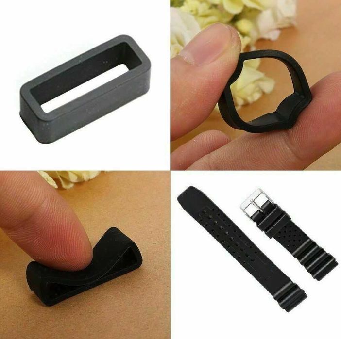 ХАЛКИ и ГАЙКИ за КАИШКИ НА ЧАСОВНИК. Халка Гайка за силиконова киашка