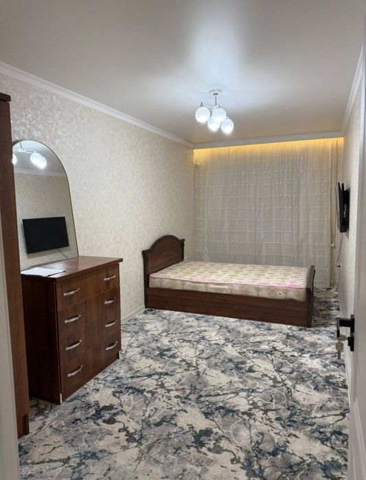 +ВАТАН КИНОТЕАТР‼️3х-Комнатный 1й-Этаж Кирпич-Разделка+Мебел и Техника