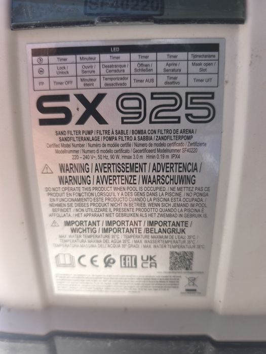 Продам INTEX Фильтр для бассеина  sx925