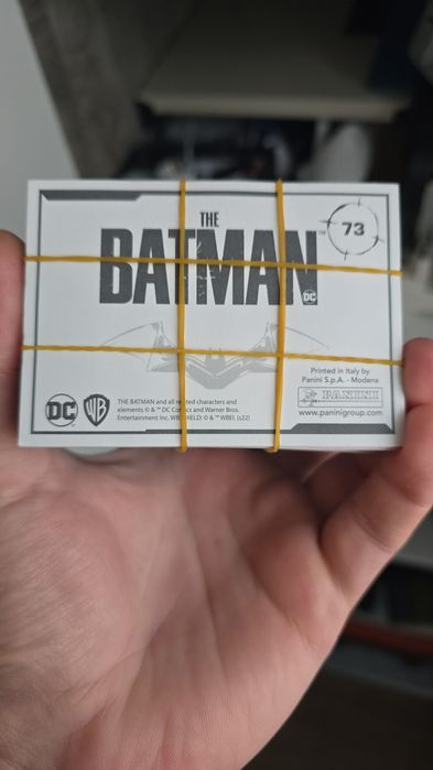 Наклейки panini, серии batman и marvel versus