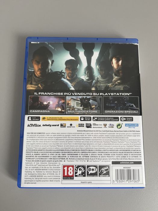 Диск PS5 Call of duty Modern Warfare 2