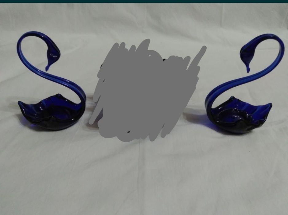 Набор синего стекла из СССР