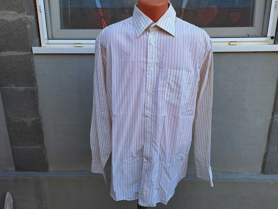 Jacques Britt orange | bust 136 cm | camasa barbat mar. 56 | XL - XXL