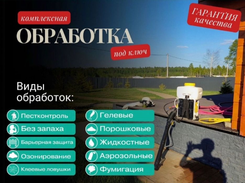 Уничтожение клопов и грызунов и.т.д