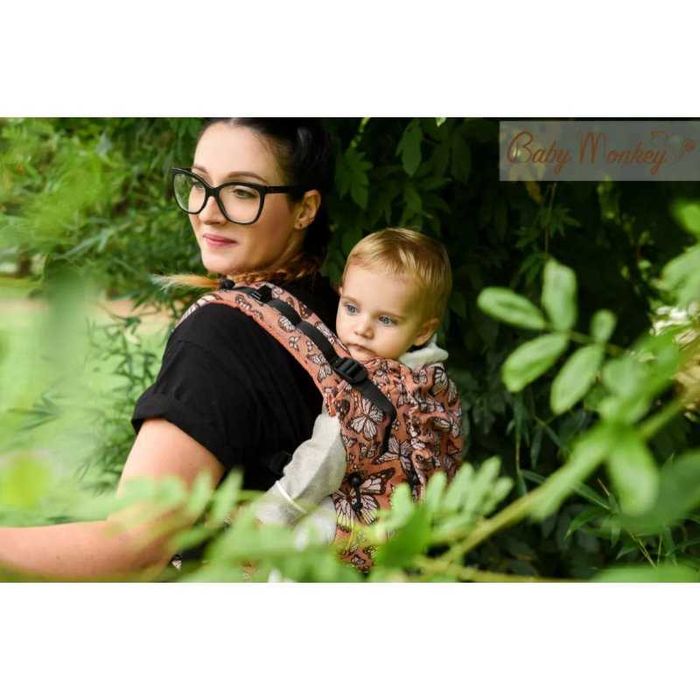 от 5+ месеца | Ергономична раница Baby Monkey Regolo - Butterfly