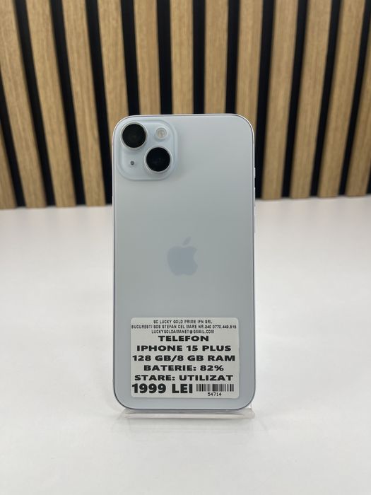 Iphone 15 Plus 128GB / 8 GB Ram FACTURA/GARANTIE #54714