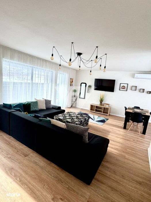 Casa pe un singur nivel 3 camere mobilata 85 mp utili Tocile, Sibiu