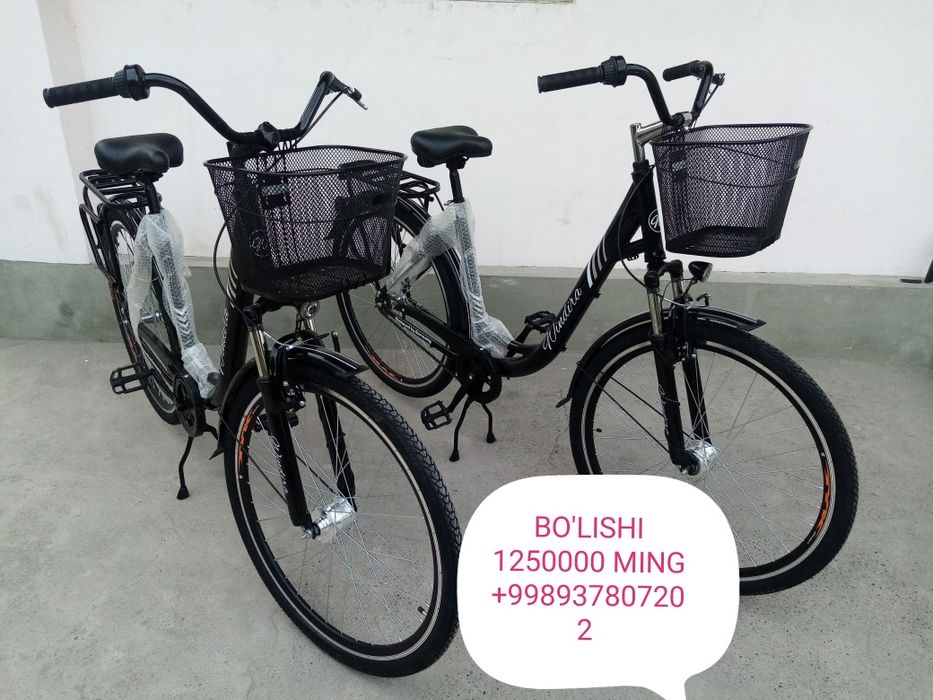 Velosiped yangi pachka razmeri bor telefon