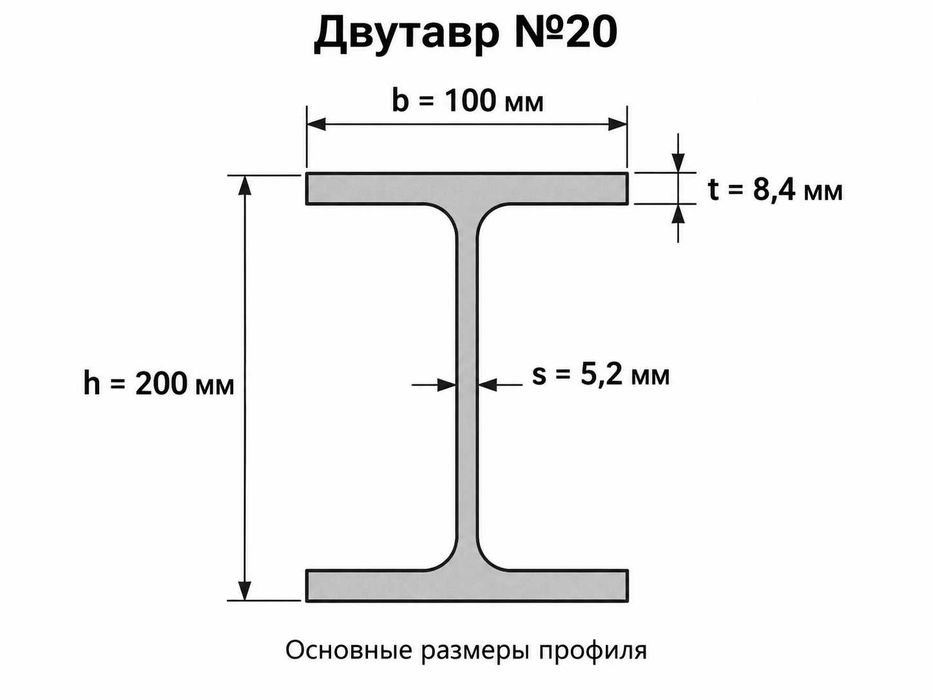 Продам швеллер №20