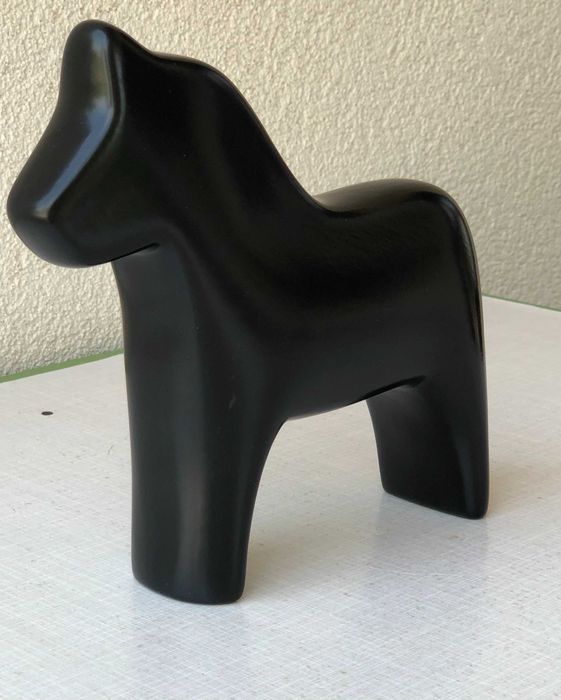 Figurina mare rara, cal Dala ceramica, editie limitata Ikea, 75 de ani