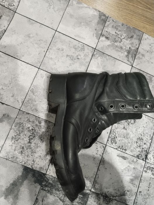 Берцы военные кожаные