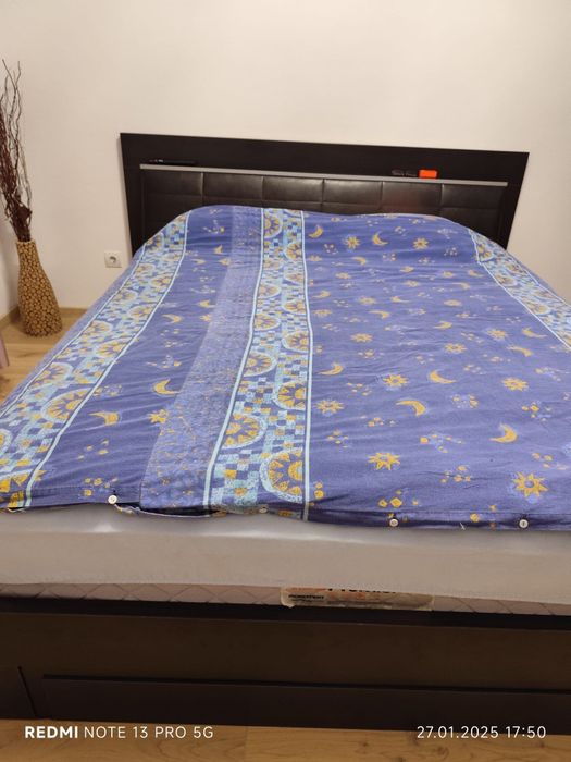 set Mobila Naturlich, de dormitor, completa (dulap, pat, noptiere , comoda)