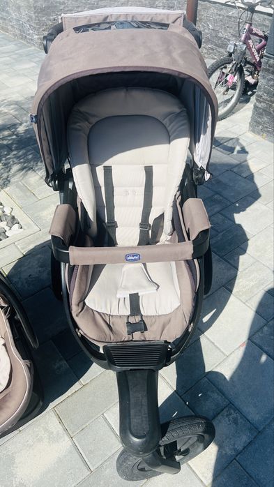 Carucior 3in1 Chicoo Active3 Dark Beige