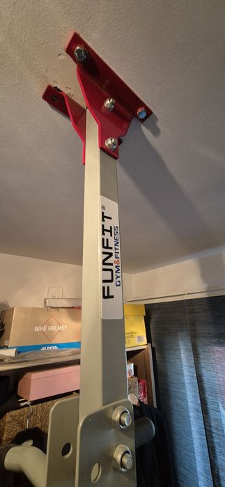 Bara tracțiune FUNFIT pt tavan si inele gimnastica GO4FIT