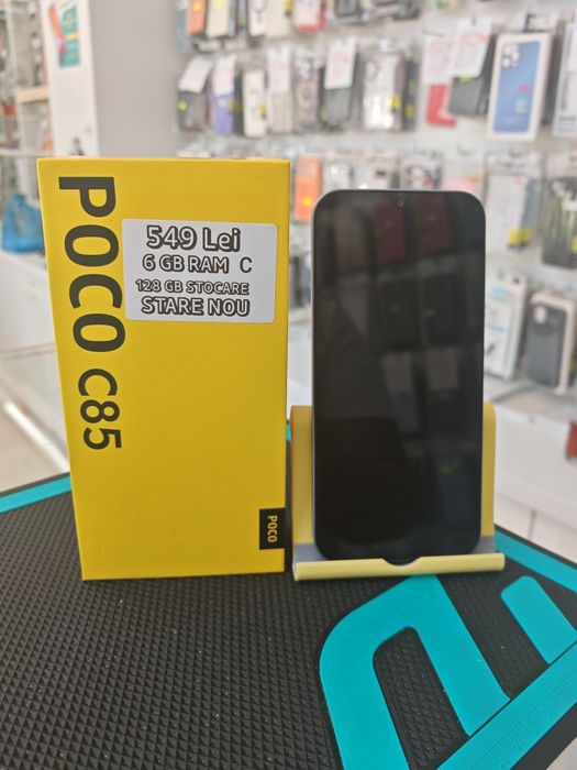 Poco C85, 6/128 GB, Nou, Garanție