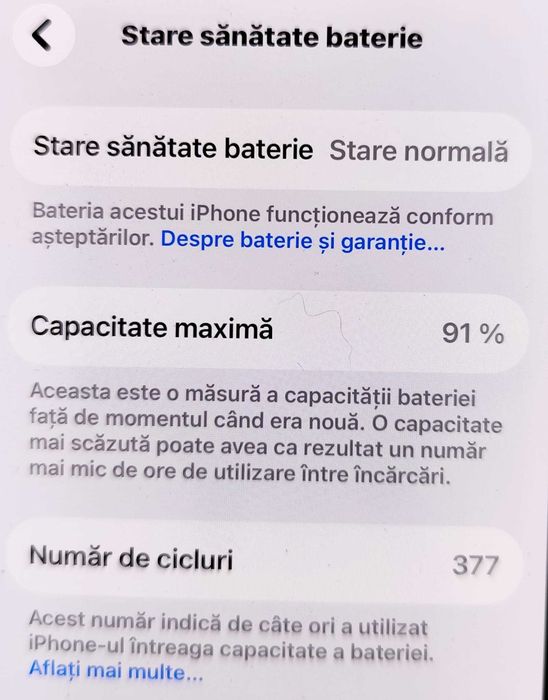 (AG 35) Telefon iPhone 15 128Gb   b.34569 - 2200Lei Garantie 2ani!