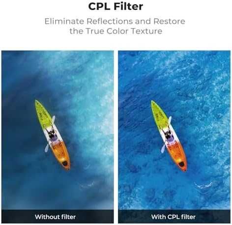 Нови DJI Osmo Action 6 филтри комплект 6 в 1 K&F CPL ND Black Mist 1/4