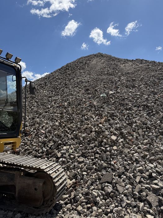 Beton concasat pentru drum