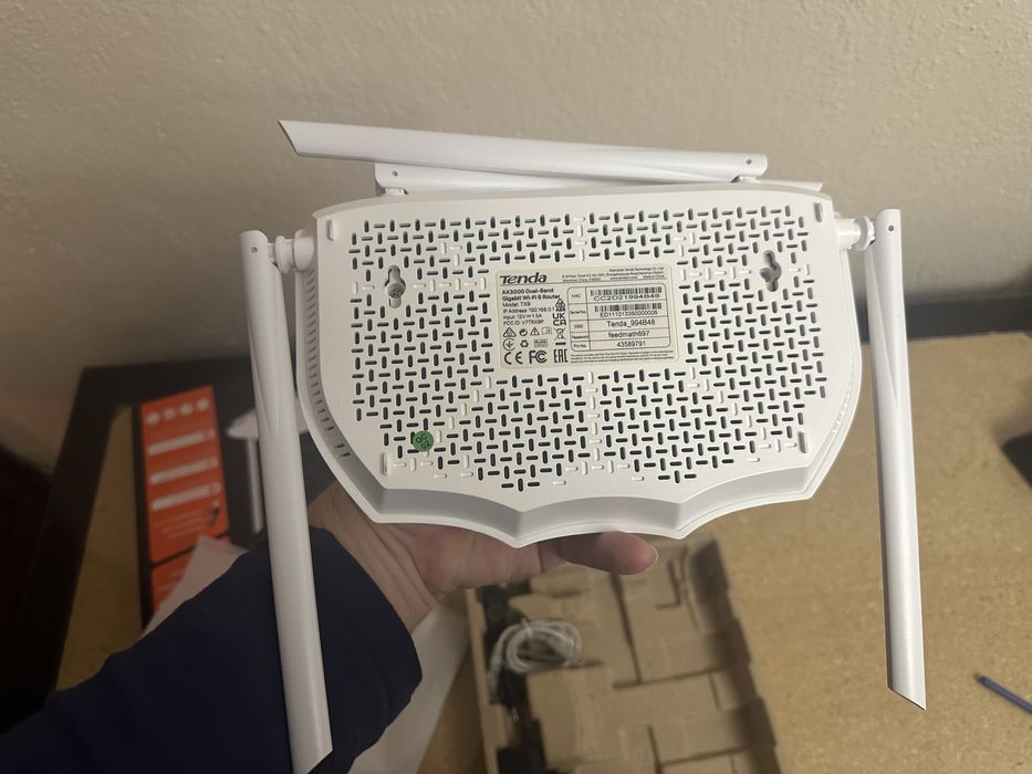 Tenda router Dual Band Gigabit Wi-Fi 6 AX3000 TX9