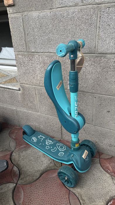 Самокат детский с сидушкой