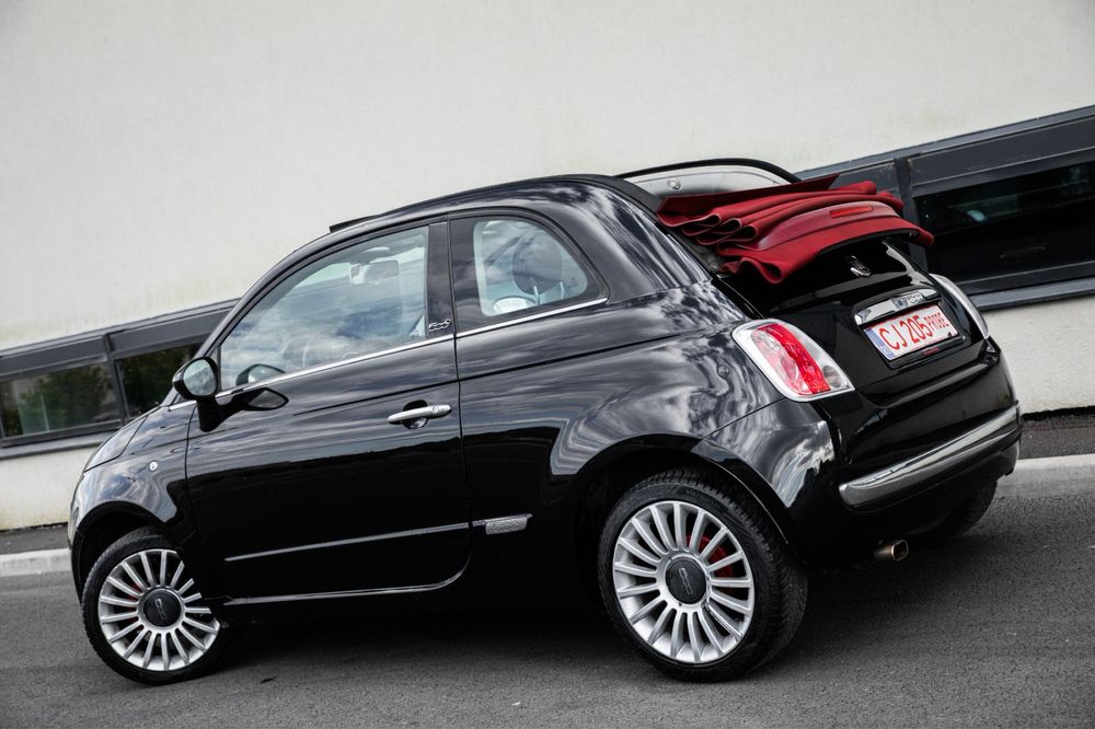 Fiat 500/ 1.2 benzina / cabrio/ decapotabil/ climatronic / posibilitate Rate