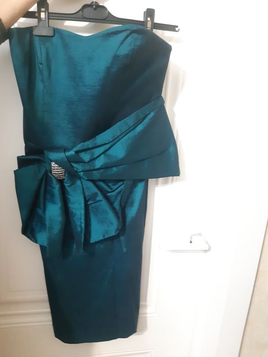 Платье вечернее цвет бирюза