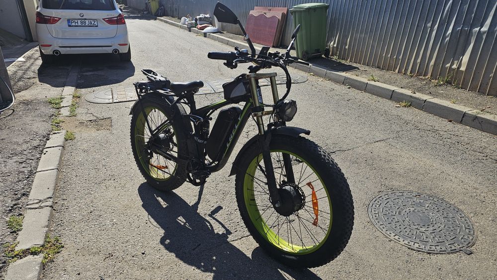 Bicicleta electrica 50km/h 2000w dual-motor fat bike ebike