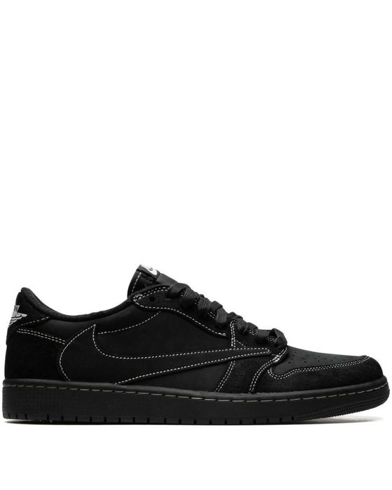 Jordan 1 low travis scott черни