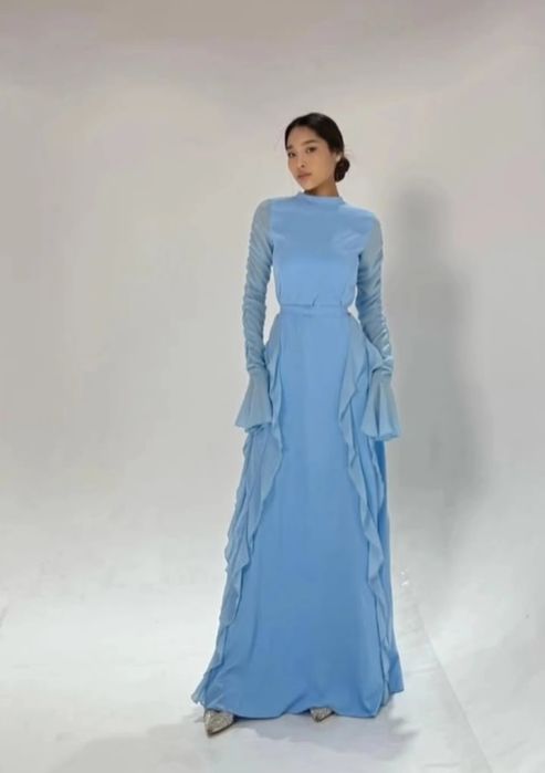 длинное вечернее платье