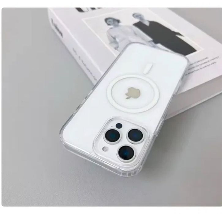 Iphone 16E/16 PRO/16 PLUS/16 PRO MAX - Husa Magsafe Clear Folie