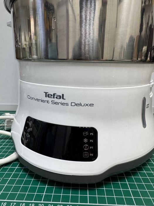 Aparat gătit la aburi Tefal Convenient Series Deluxe –Inox, 3 niveluri