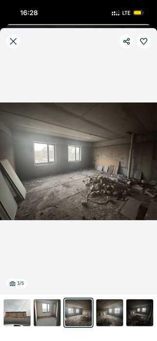 Срочно! Нежилое помещение Сурум вдоль дороги. 1-этаж 8-этажного дома