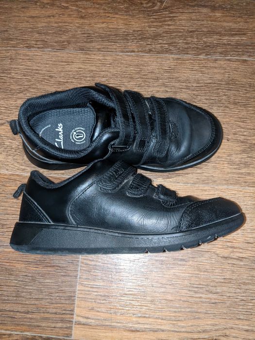 Кожаные полуботинки Clarks. Размер 31