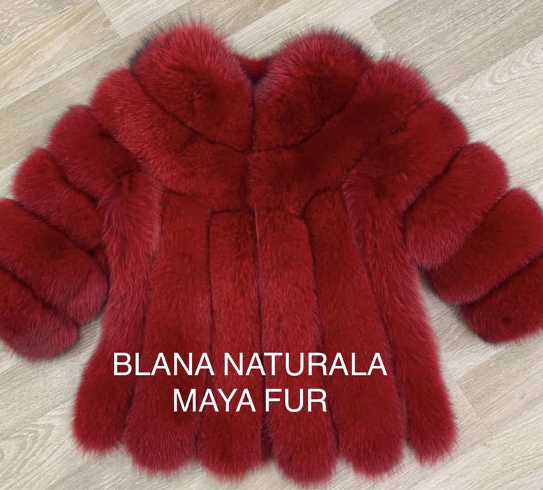 Haina din blana naturala